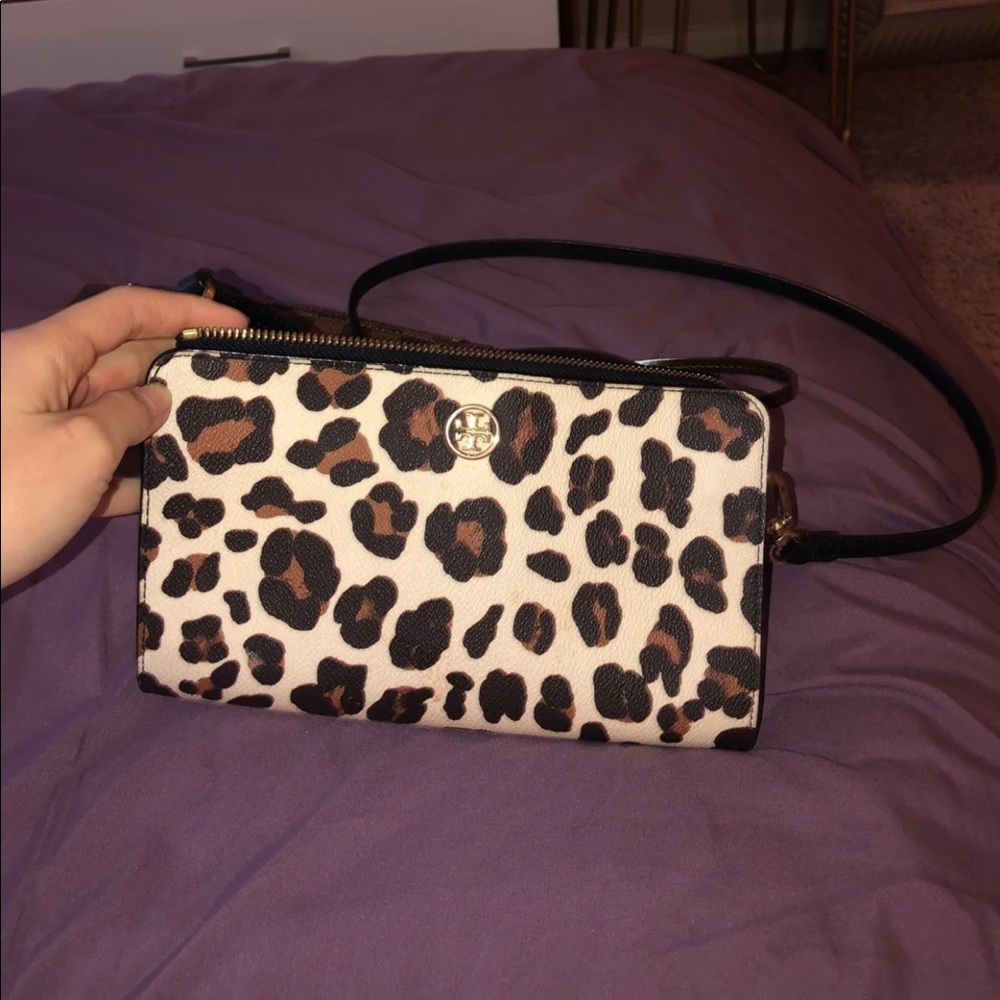 Tory Burch leopard crossbody